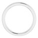 Stepped-Edge Comfort-Fit Half Round Band