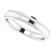 Stepped-Edge Comfort-Fit Half Round Band