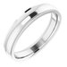 Stepped-Edge Comfort-Fit Half Round Band