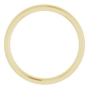Stepped-Edge Comfort-Fit Half Round Band