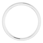 Stepped-Edge Comfort-Fit Half Round Band