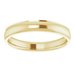 Stepped-Edge Comfort-Fit Half Round Band