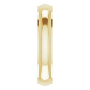 Stepped-Edge Comfort-Fit Half Round Band
