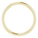 Stepped-Edge Comfort-Fit Half Round Band