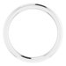 Stepped-Edge Comfort-Fit Half Round Band
