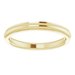 Stepped-Edge Comfort-Fit Half Round Band