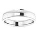 Stepped-Edge Comfort-Fit Half Round Band