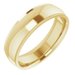 Stepped-Edge Comfort-Fit Half Round Band