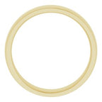 Stepped-Edge Comfort-Fit Half Round Band