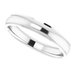 Stepped-Edge Comfort-Fit Half Round Band