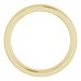 Stepped-Edge Comfort-Fit Half Round Band
