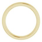 Stepped-Edge Comfort-Fit Half Round Band