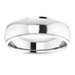 Stepped-Edge Comfort-Fit Half Round Band