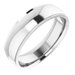 Stepped-Edge Comfort-Fit Half Round Band