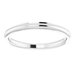 Stepped-Edge Comfort-Fit Half Round Band