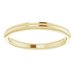 Stepped-Edge Comfort-Fit Half Round Band