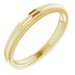 Stepped-Edge Comfort-Fit Half Round Band