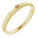 Stepped-Edge Comfort-Fit Half Round Band