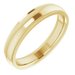 Stepped-Edge Comfort-Fit Half Round Band