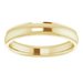 Stepped-Edge Comfort-Fit Half Round Band