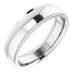 Stepped-Edge Comfort-Fit Half Round Band