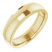 Stepped-Edge Comfort-Fit Half Round Band