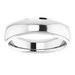 Stepped-Edge Comfort-Fit Half Round Band