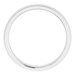 Stepped-Edge Comfort-Fit Half Round Band