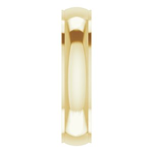 Stepped-Edge Comfort-Fit Half Round Band