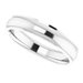 Stepped-Edge Comfort-Fit Half Round Band