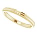Stepped-Edge Comfort-Fit Half Round Band
