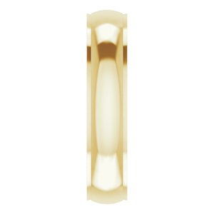 Stepped-Edge Comfort-Fit Half Round Band