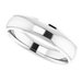 Stepped-Edge Comfort-Fit Half Round Band