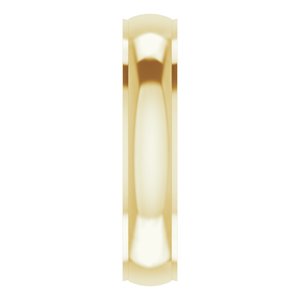 Stepped-Edge Comfort-Fit Half Round Band