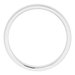 Stepped-Edge Comfort-Fit Half Round Band