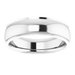 Stepped-Edge Comfort-Fit Half Round Band