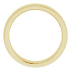Stepped-Edge Comfort-Fit Half Round Band