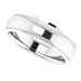 Stepped-Edge Comfort-Fit Half Round Band