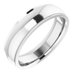 Stepped-Edge Comfort-Fit Half Round Band