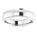 Stepped-Edge Comfort-Fit Half Round Band