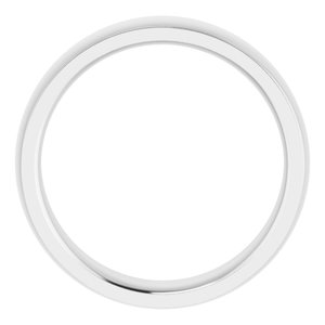 Stepped-Edge Comfort-Fit Half Round Band