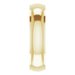 Stepped-Edge Comfort-Fit Half Round Band