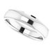 Stepped-Edge Comfort-Fit Half Round Band