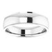 Stepped-Edge Comfort-Fit Half Round Band