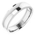 Stepped-Edge Comfort-Fit Half Round Band