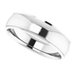 Stepped-Edge Comfort-Fit Half Round Band