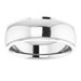 Stepped-Edge Comfort-Fit Half Round Band