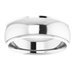 Stepped-Edge Comfort-Fit Half Round Band