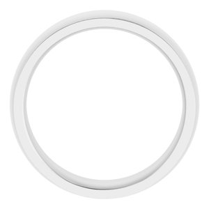 Stepped-Edge Comfort-Fit Half Round Band