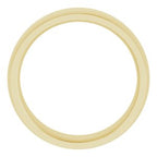 Stepped-Edge Comfort-Fit Half Round Band